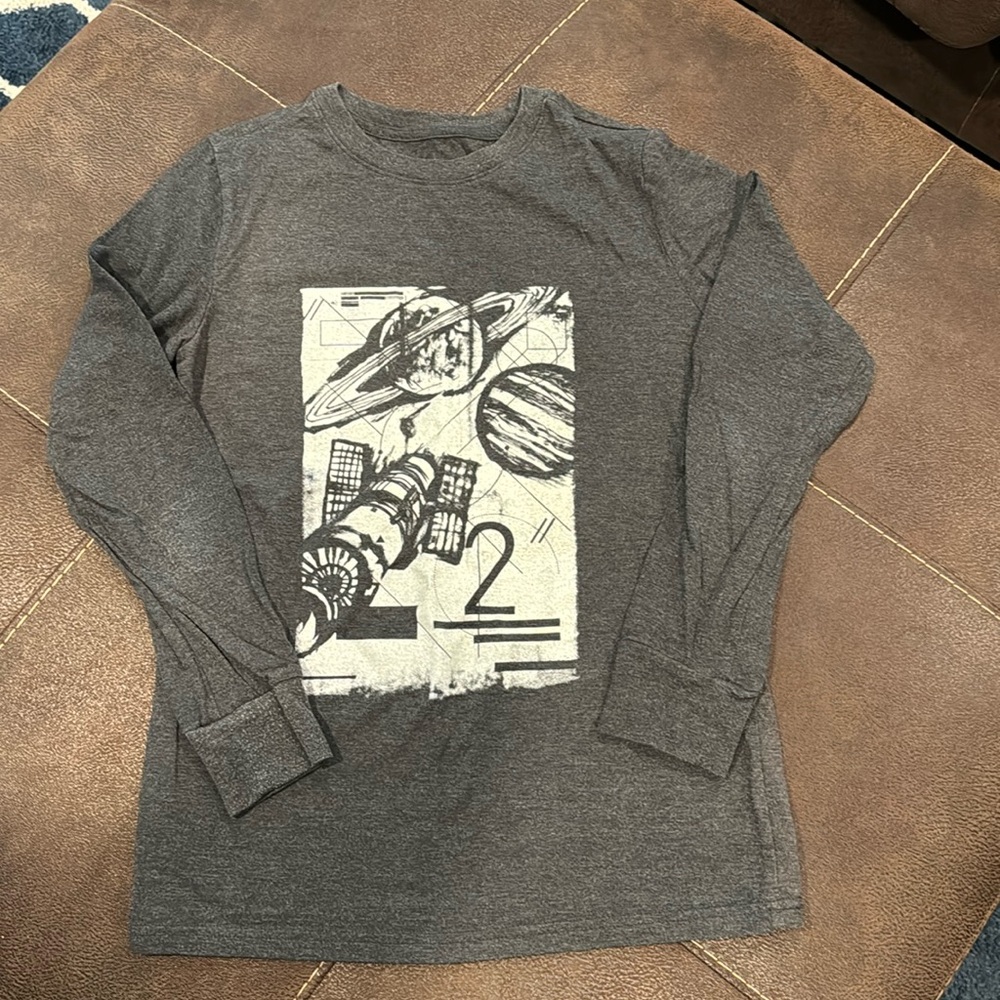 Space/science long sleeve tee